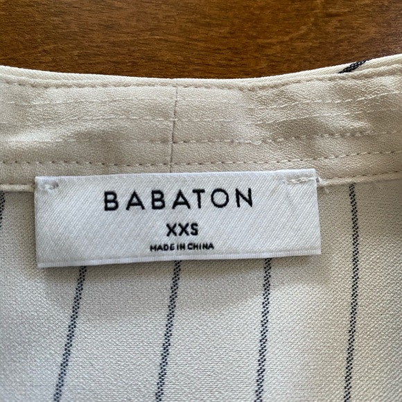 Babaton striped wrapped shirt! - Picture 2 of 3